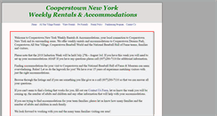 Desktop Screenshot of cooperstown.com