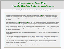 Tablet Screenshot of cooperstown.com